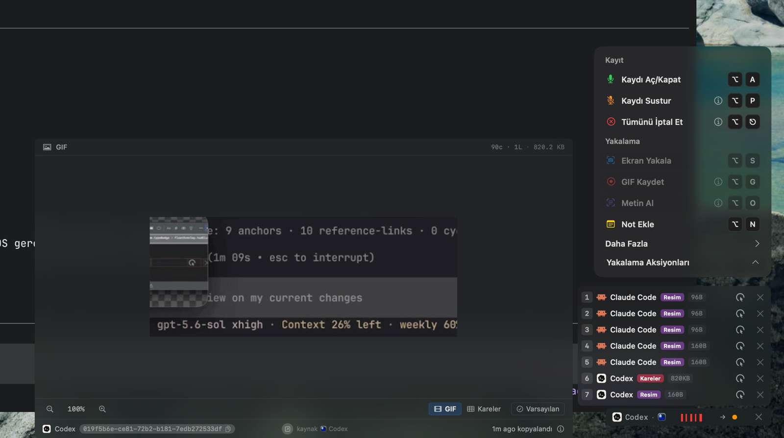 video preview and format selector